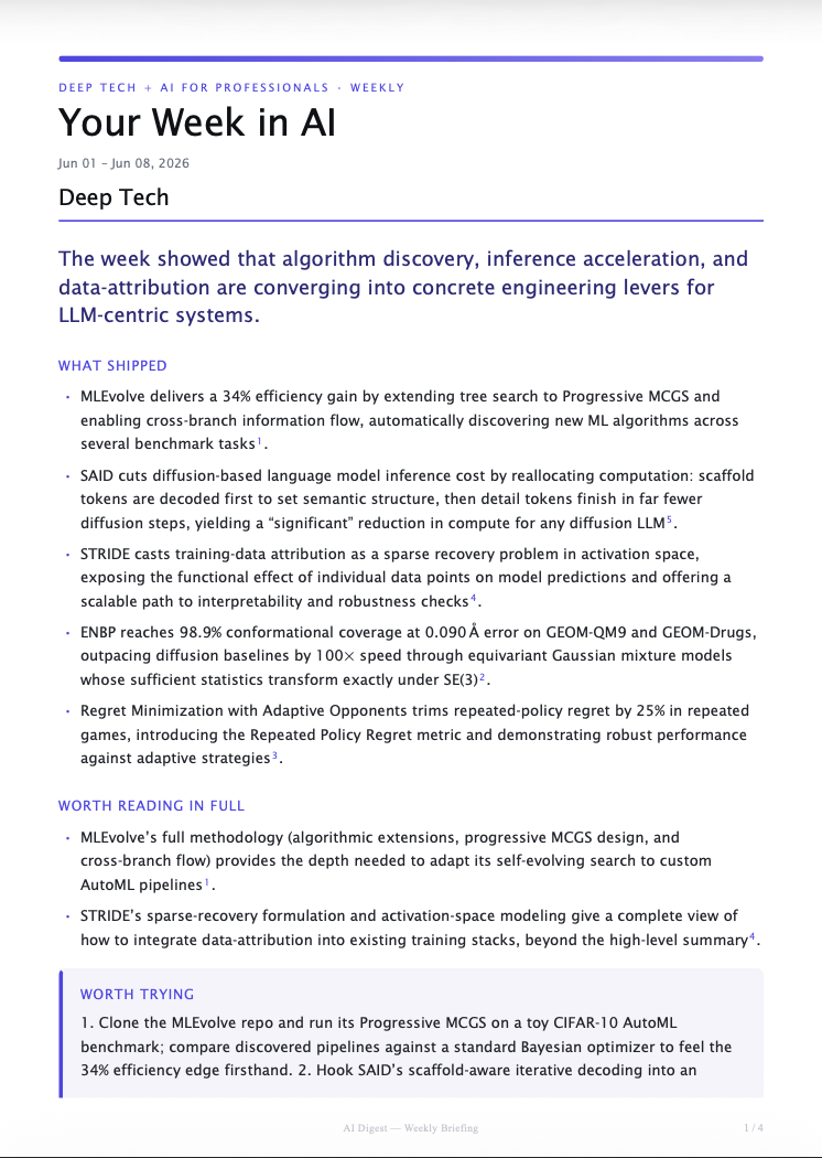 The weekly Deep Tech report as a PDF